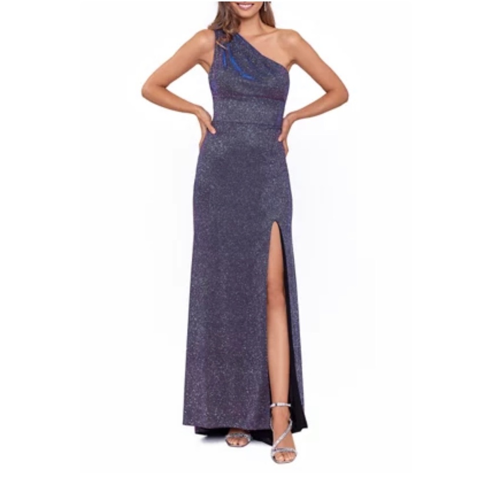 NWT Blondie Nites One Shoulder Maxi Dress